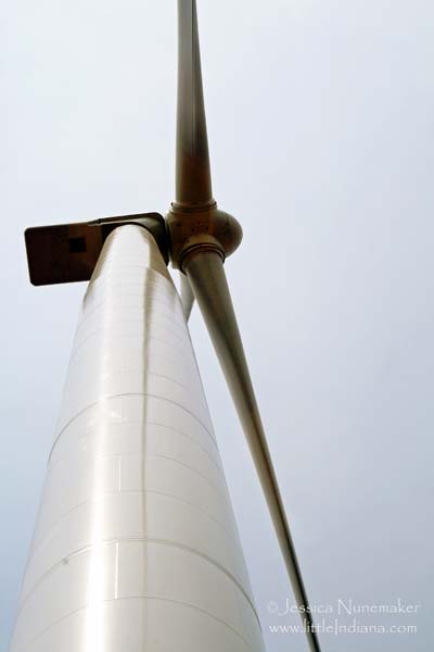 Indiana Wind Farm Along Interstate 65
