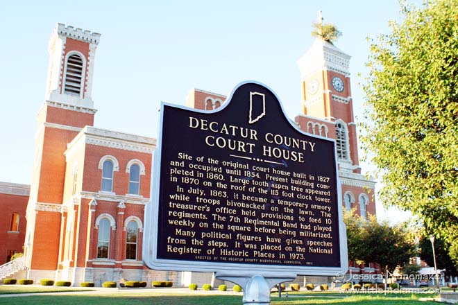 Decatur County Courthouse Tree in Greensburg, Indiana