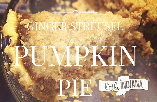 Ginger Streusel Pumpkin Pie Recipe