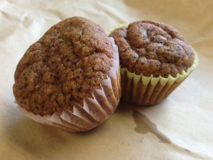 The plantain muffins, like all of the items on Caveman Truck's menu, are gluten-free, soy-free and casein-free.