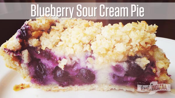 Blueberry Sour Cream Pie Recipe