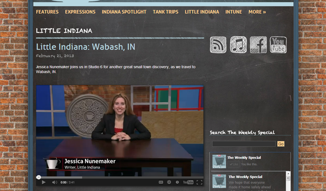 little Indiana on PBS in Wabash, Indiana