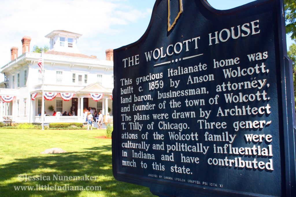 Anson Wolcott House in Wolcott, Indiana