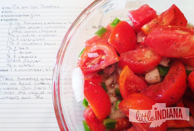 Fire and Ice Tomato Salad Recipe